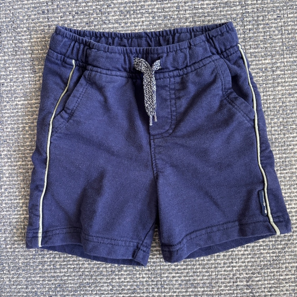 Ben Sherman Blue Kids Shorts Drawstring Waist Pockets 24M